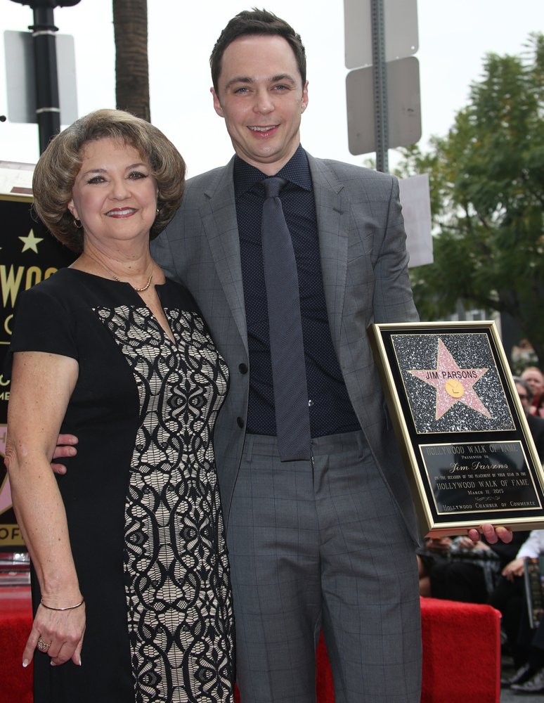 Judy Ann McKnight;Jim Parsons;<br>Jim Parsons Honored with A Star on The Hollywood Walk of Fame