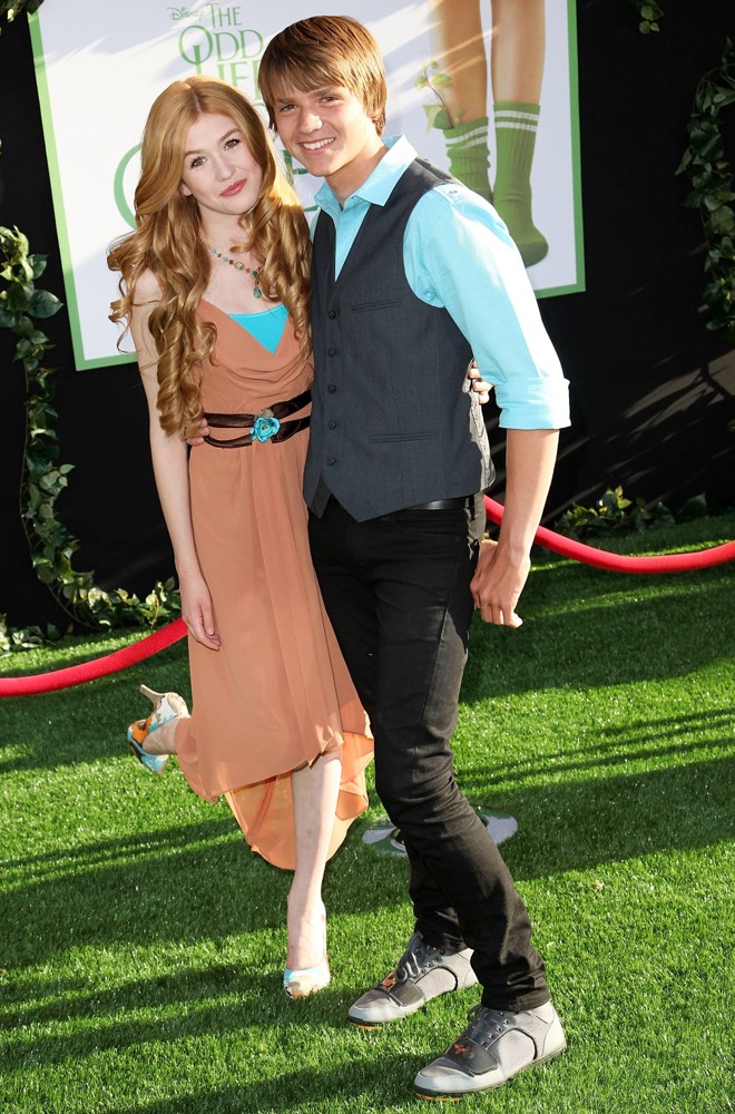 Katherine McNamara;Joel Courtney;<br>The World Premiere of The Odd Life of Timothy Green - Arrivals