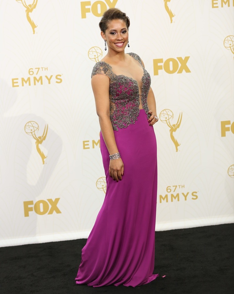 Megan Wollover;<br>67th Primetime Emmy Awards - Press Room