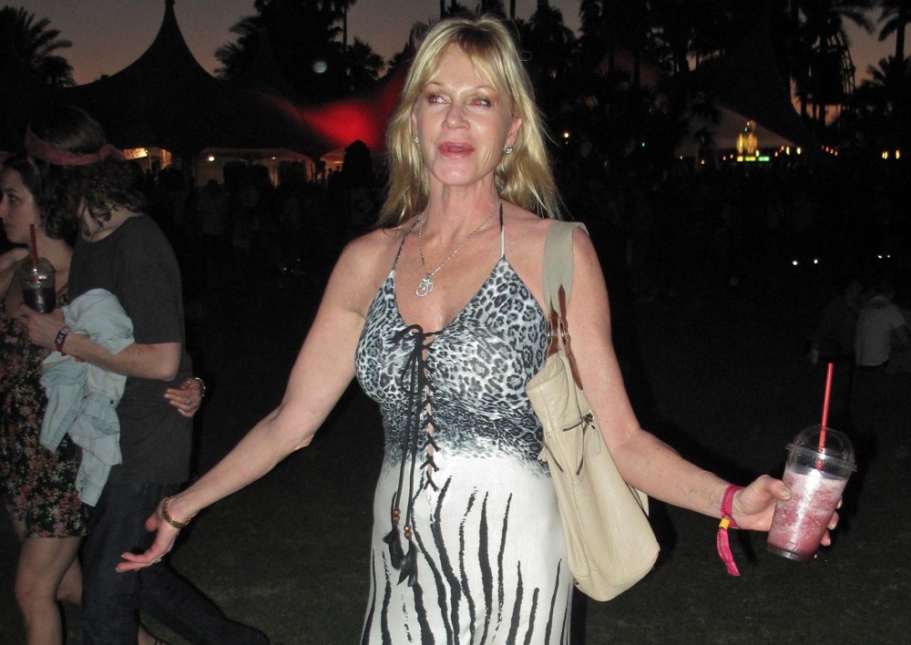 Melanie Griffith;<br>Celebrities at The 2012 Coachella Valley Music and Arts Festival - Week 2 Day 1