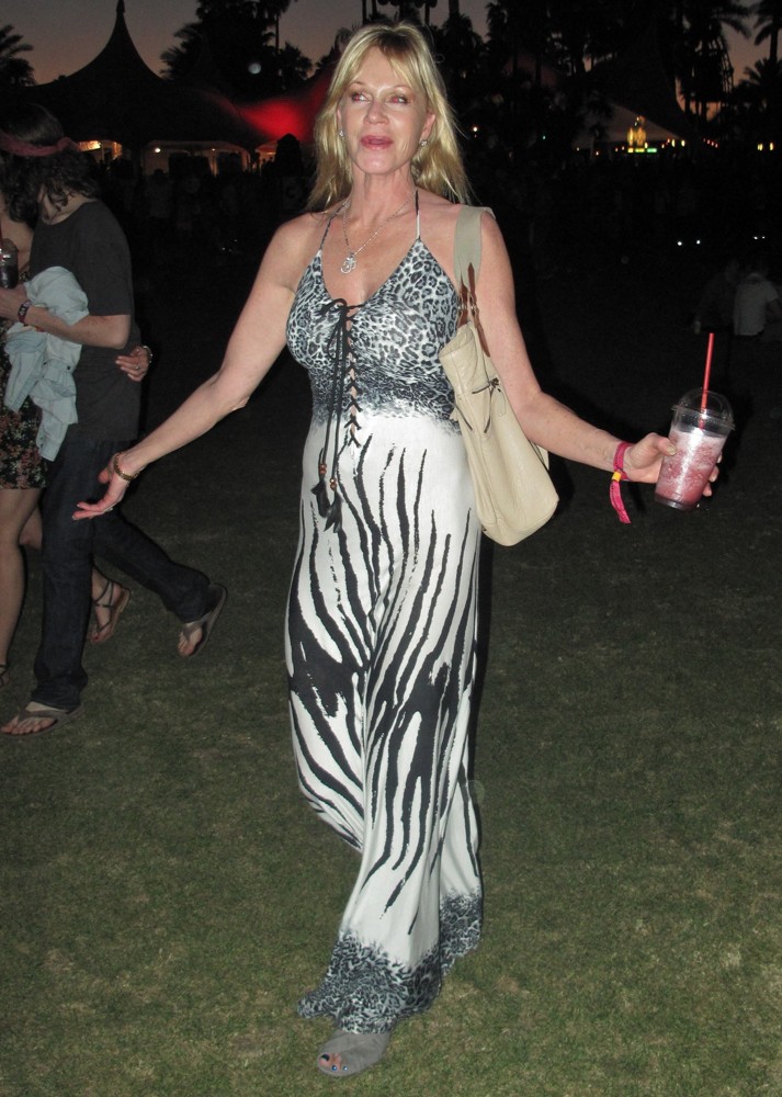 Melanie Griffith;<br>Celebrities at The 2012 Coachella Valley Music and Arts Festival - Week 2 Day 1