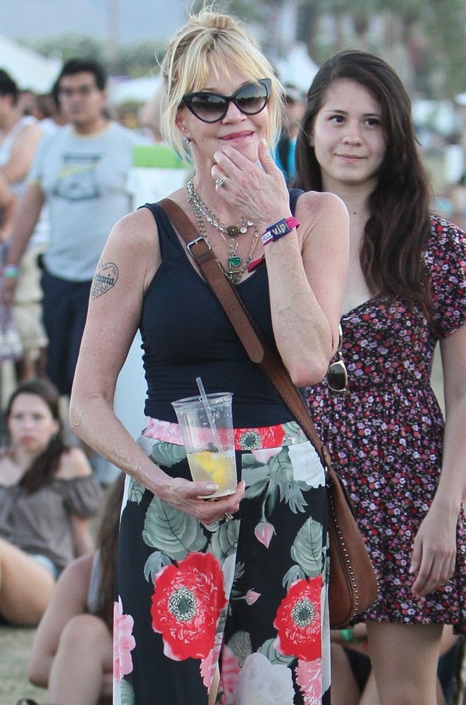Melanie Griffith;<br>Celebrities at The 2012 Coachella Valley Music and Arts Festival - Week 2 Day 2