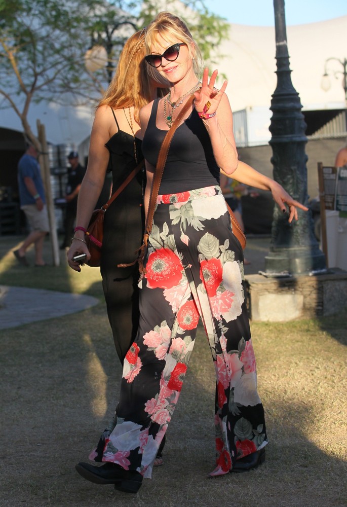 Melanie Griffith;<br>Celebrities at The 2012 Coachella Valley Music and Arts Festival - Week 2 Day 2