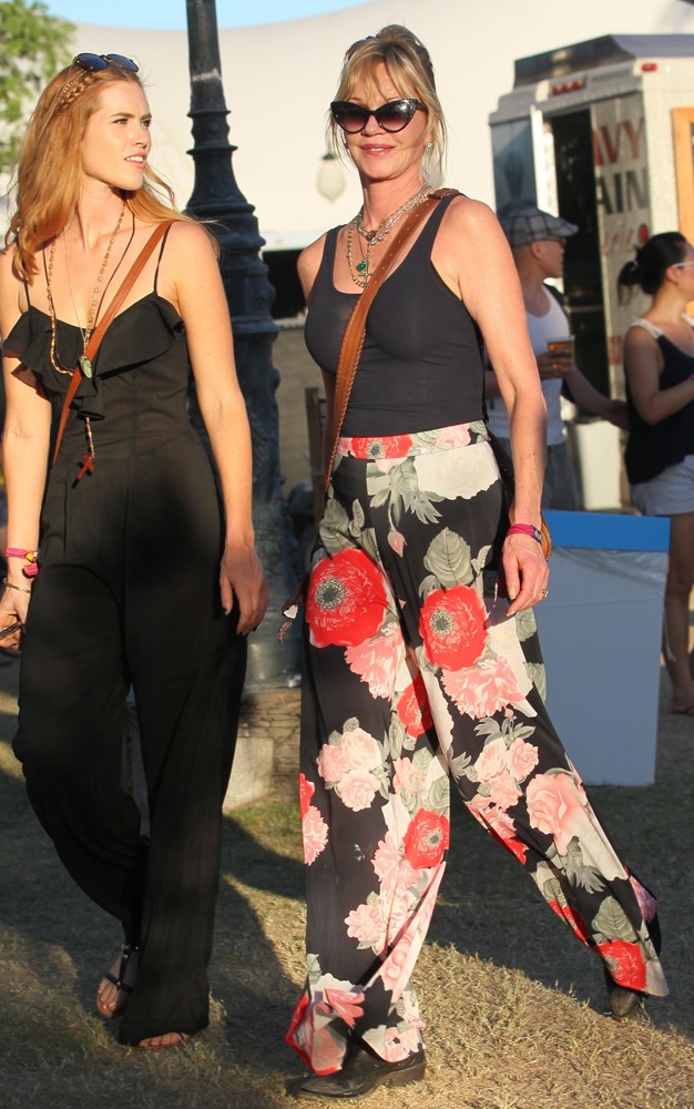 Melanie Griffith;<br>Celebrities at The 2012 Coachella Valley Music and Arts Festival - Week 2 Day 2