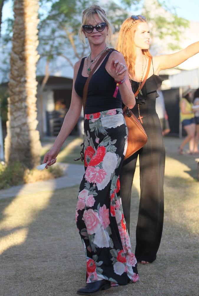 Melanie Griffith;<br>Celebrities at The 2012 Coachella Valley Music and Arts Festival - Week 2 Day 2