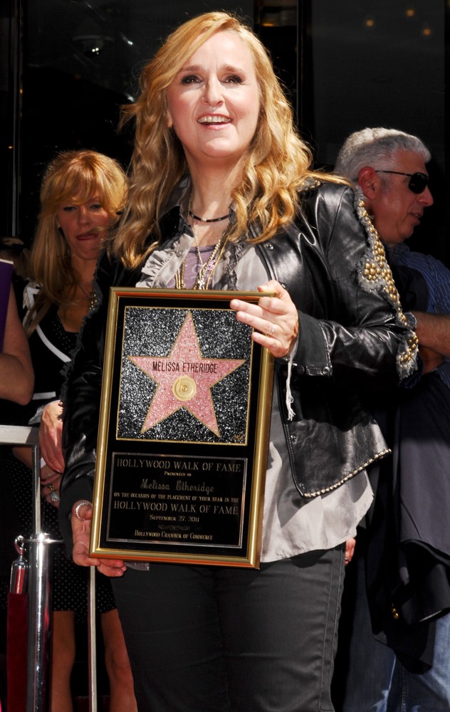 Melissa Etheridge;<br>Melissa Etheridge Honored with A Star on The Hollywood Walk of Fame