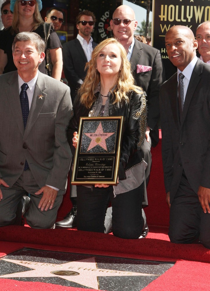 Leron Gubler;Melissa Etheridge;<br>Melissa Etheridge Honored with A Star on The Hollywood Walk of Fame