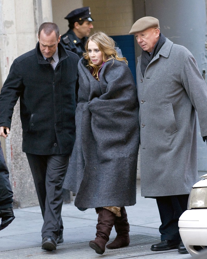 Christopher Meloni;Dann Florek;<br>The Film Set of Law and Order: Special Victims Unit