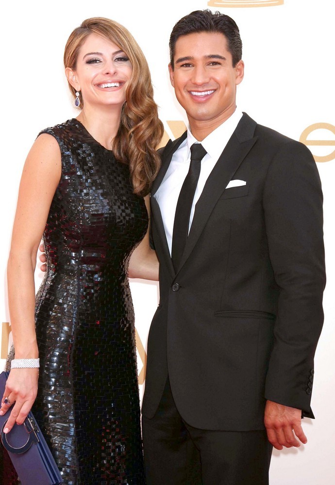 Maria Menounos;Mario Lopez;<br>The 63rd Primetime Emmy Awards - Arrivals