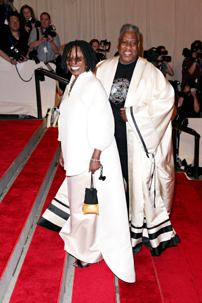 Whoopi Goldberg;Andre Leon Talley;<br>The Costume Institute Gala Benefit