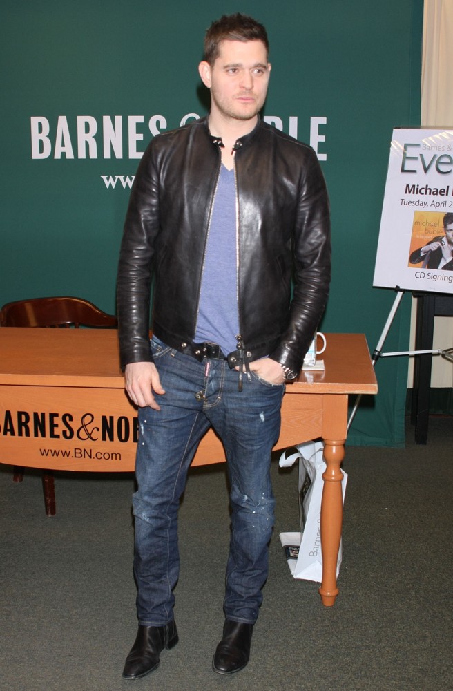 Michael Buble;<br>Michael Buble Signs Copies of His Album To Be Loved