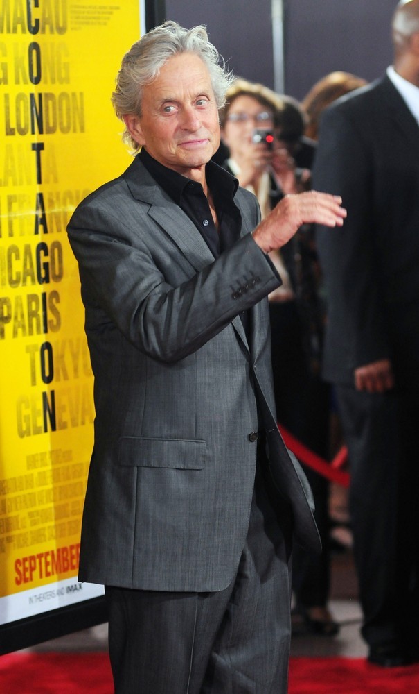 Michael Douglas;<br>New York Premiere of Contagion - Arrivals