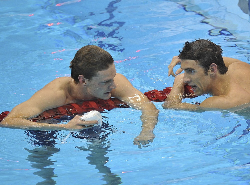 Michael Phelps;<br>The London 2012 Olympic Games - Day 4