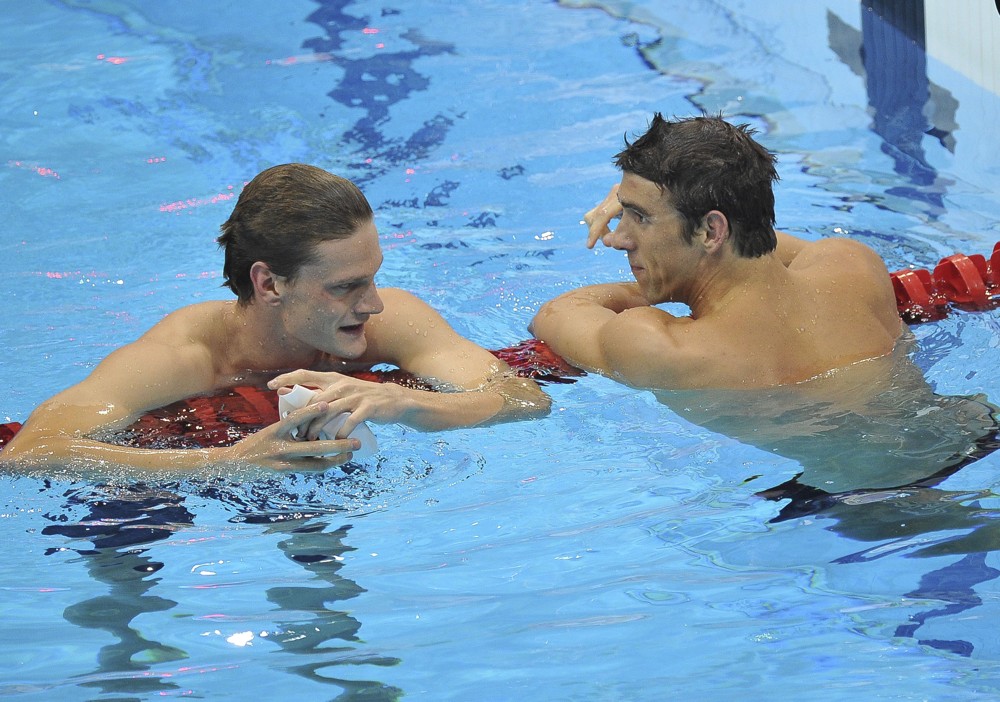 Michael Phelps;<br>The London 2012 Olympic Games - Day 4