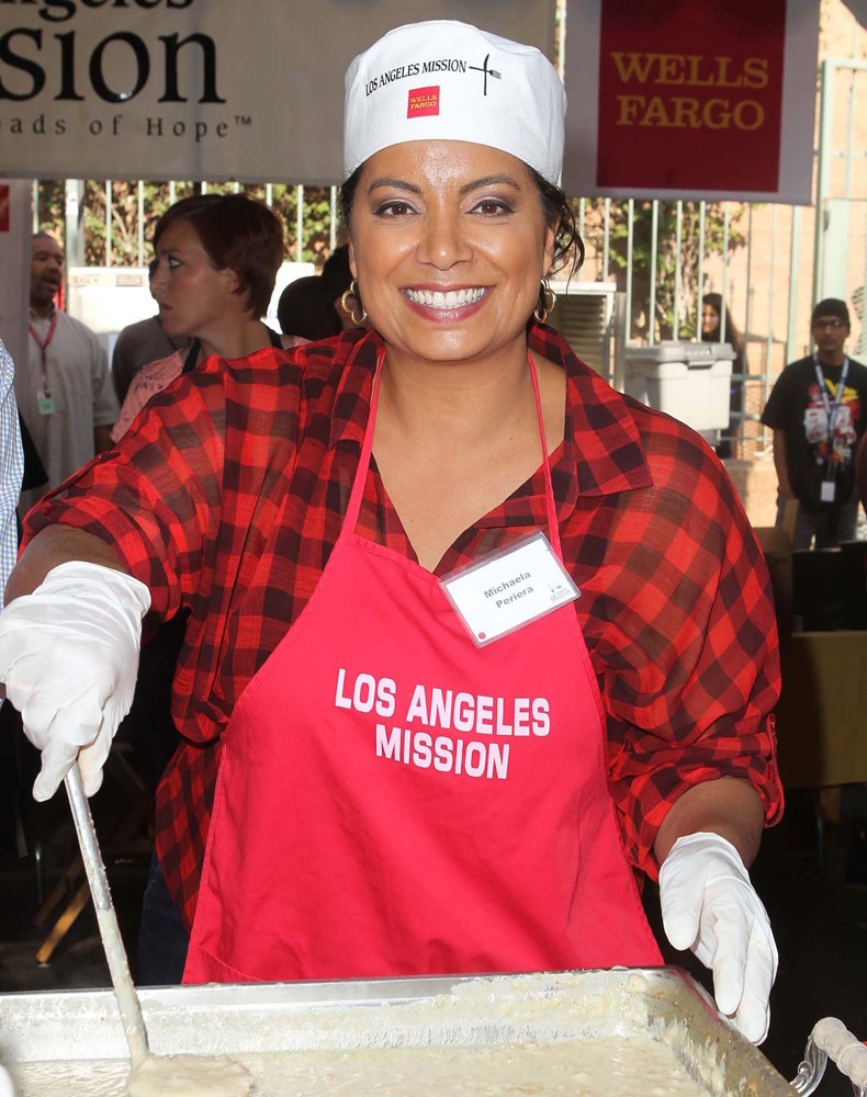 Michaela Pereira;<br>The Los Angeles Mission's Thanksgiving for Skid Row Homeless