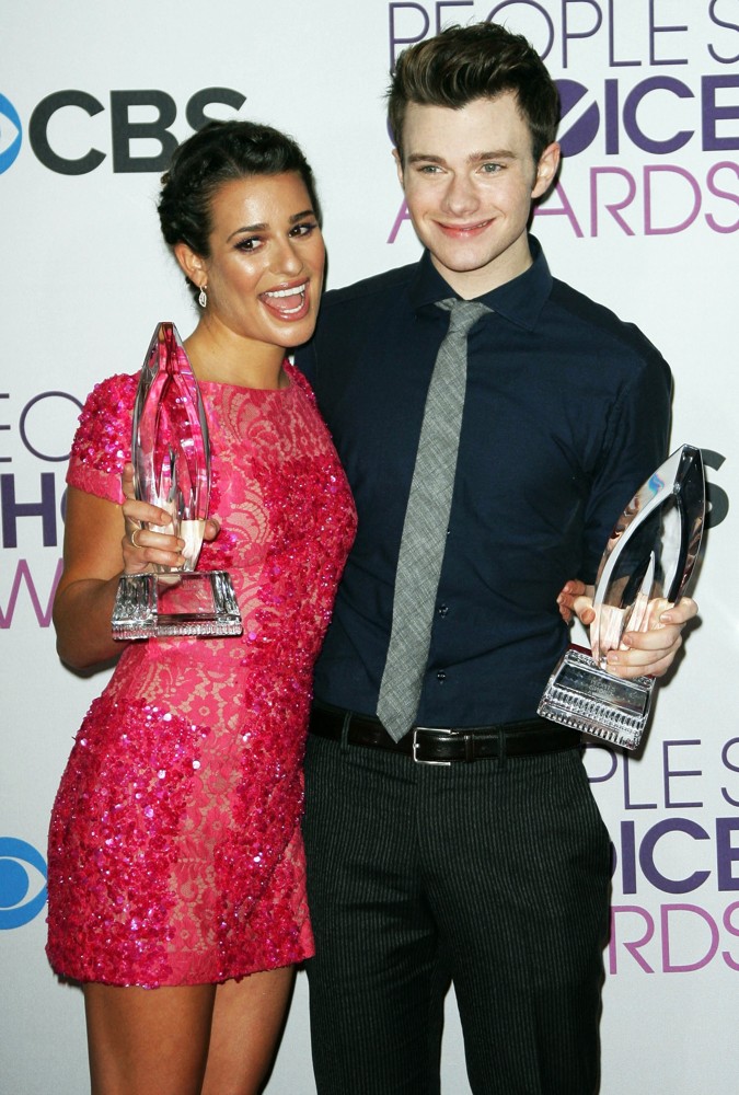 Lea Michele;Chris Colfer;<br>People's Choice Awards 2013 - Press Room