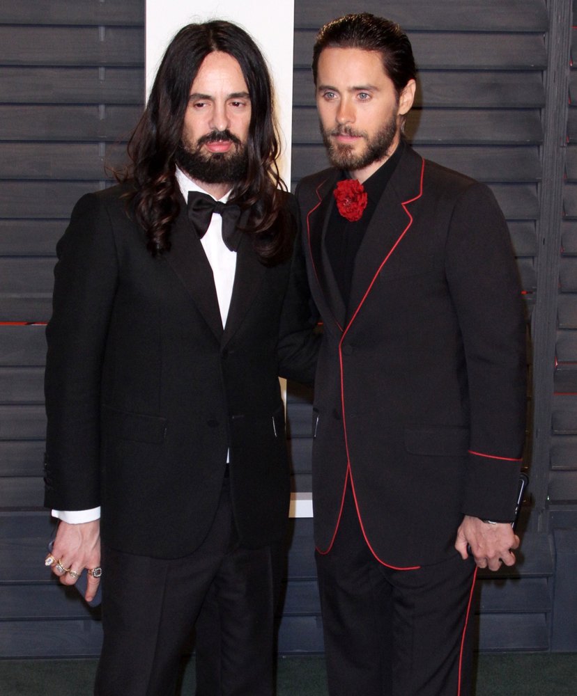 Alessandro Michele, Jared Leto<br>Vanity Fair Oscar Party 2016 - Arrivals
