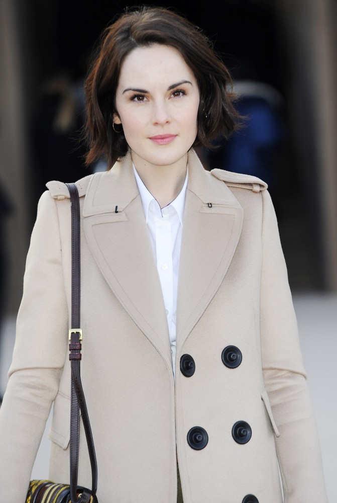 Michelle Dockery;<br>London Fashion Week - Autumn-Winter 2013 - Burberry Prorsum - Arrivals