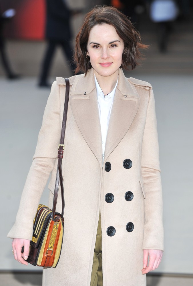 Michelle Dockery;<br>London Fashion Week - Autumn-Winter 2013 - Burberry Prorsum - Arrivals