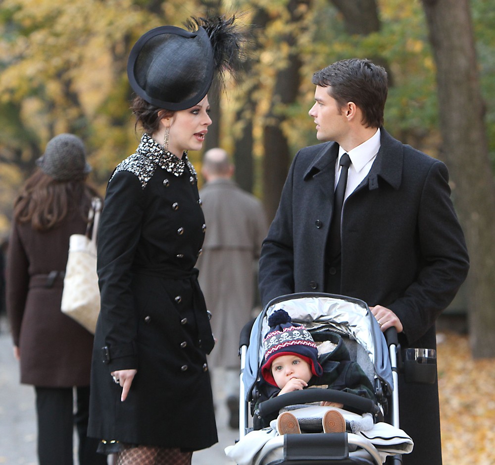 Michelle Trachtenberg;<br>On The Set of Gossip Girl