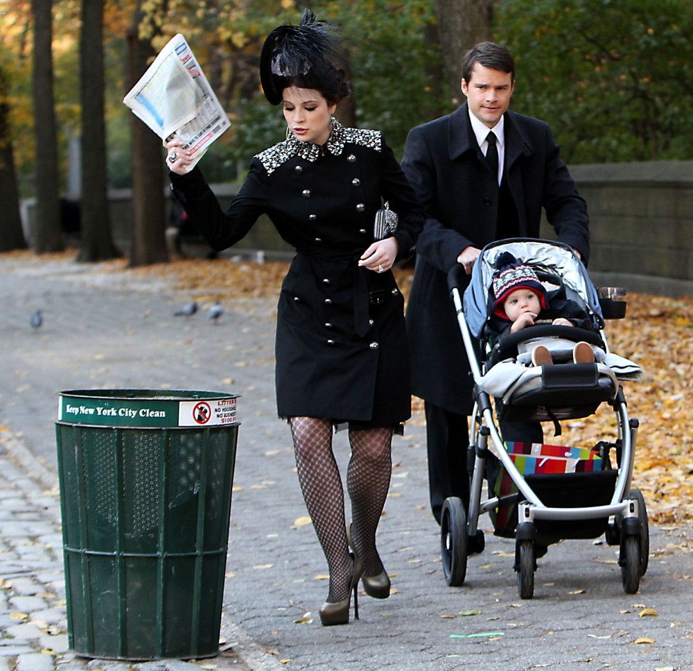 Michelle Trachtenberg;<br>On The Set of Gossip Girl