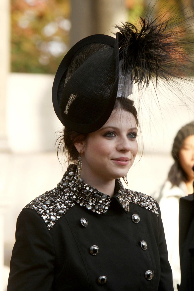 Michelle Trachtenberg;<br>On The Set of Gossip Girl