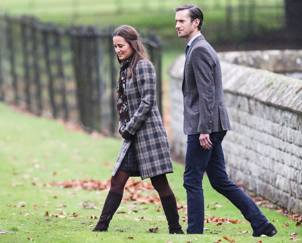Pippa Middleton and James Matthews Arrive at St. Marks Englefield