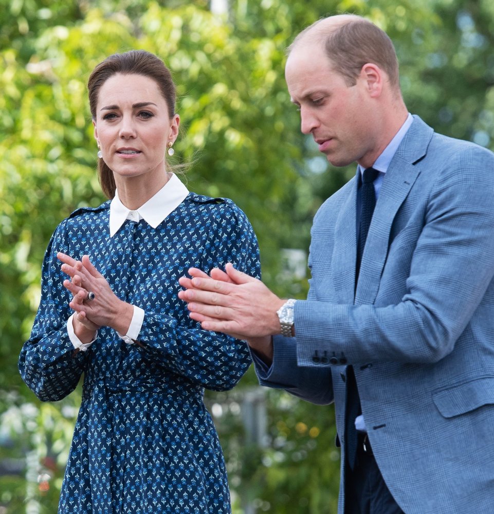 The Duke and Duchess of Cambridge During Their Visit to Queen Elizabeth Hospital