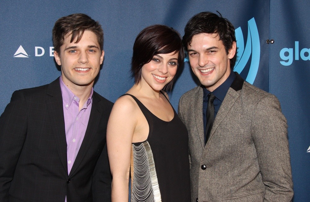 Andy Mientus;Krysta Rodriguez;Wesley Taylor;<br>24th Annual GLAAD Media Awards - Arrivals