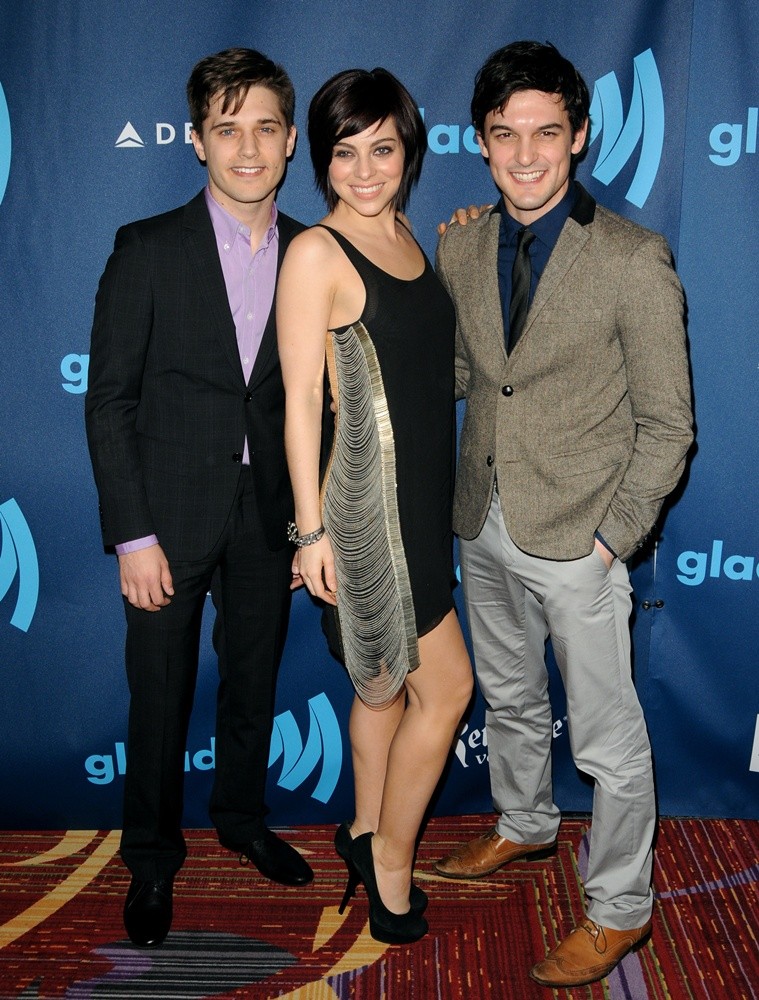 Andy Mientus;Krysta Rodriguez;Wesley Taylor;<br>24th Annual GLAAD Media Awards - Arrivals