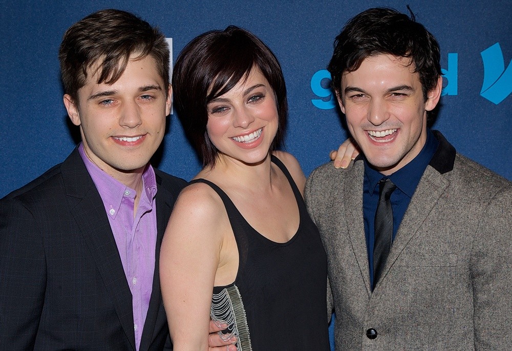 Andy Mientus;Krysta Rodriguez;Wesley Taylor;<br>24th Annual GLAAD Media Awards - Arrivals