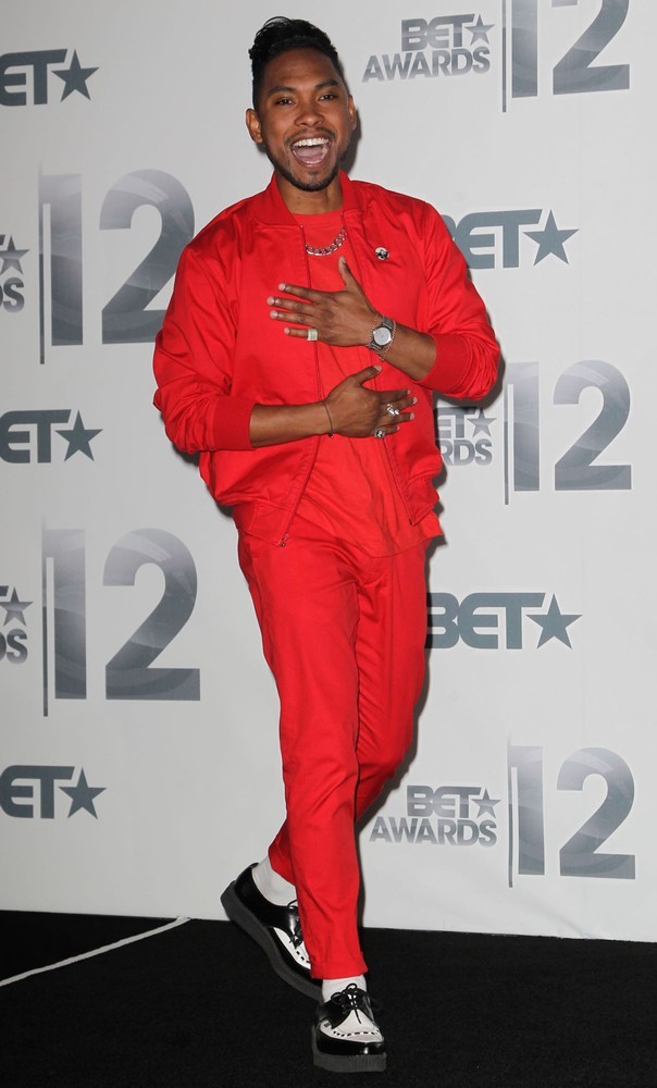 Miguel;<br>The BET Awards 2012 - Press Room