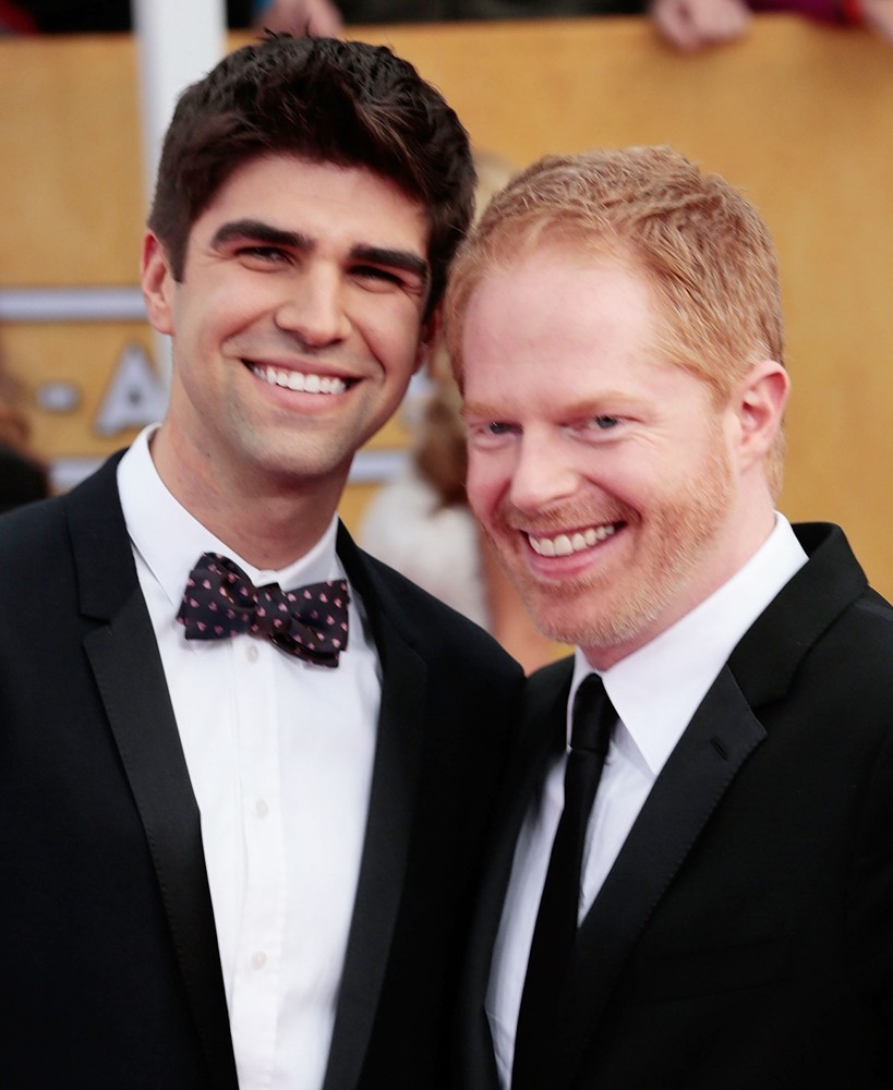 Justin Mikita;Jesse Tyler Ferguson;<br>19th Annual Screen Actors Guild Awards - Arrivals