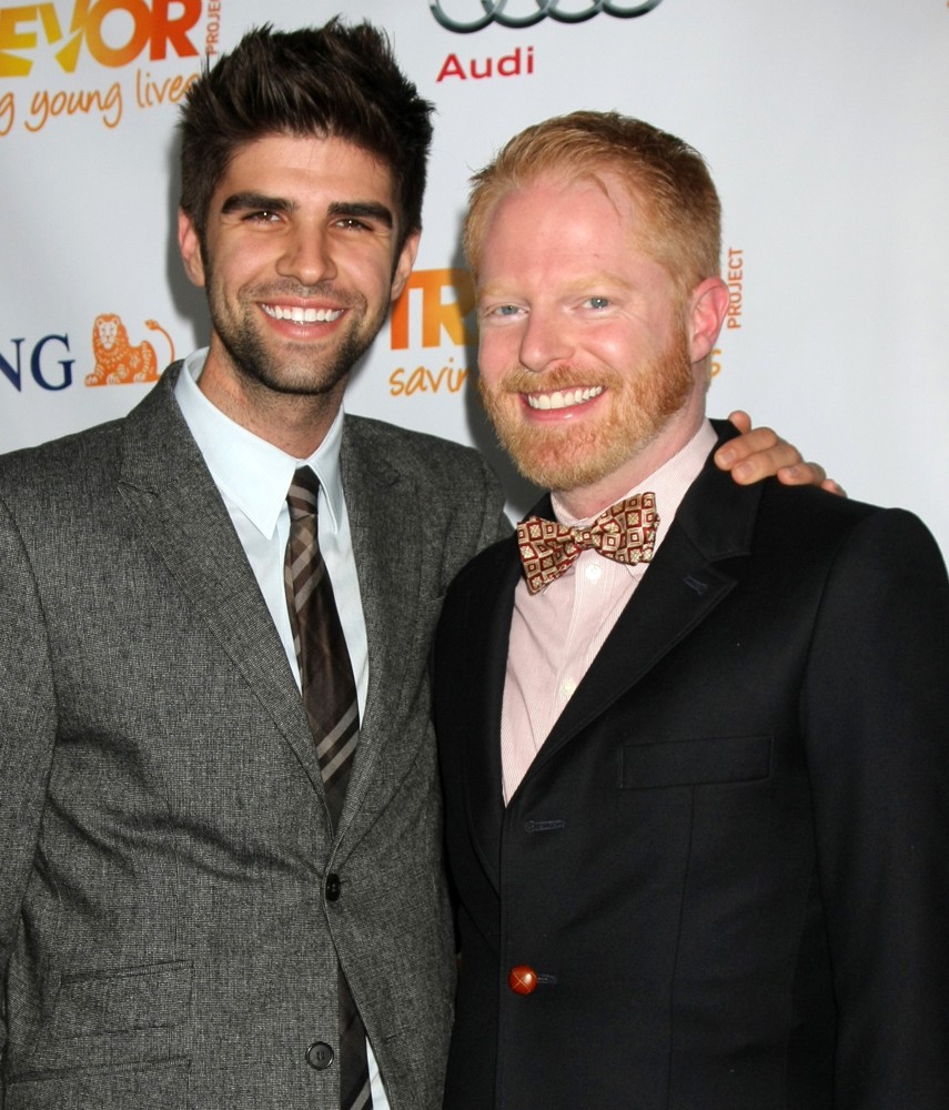 Justin Mikita;Jesse Tyler Ferguson;<br>The Trevor Project's 2011 Trevor Live! - Arrivals