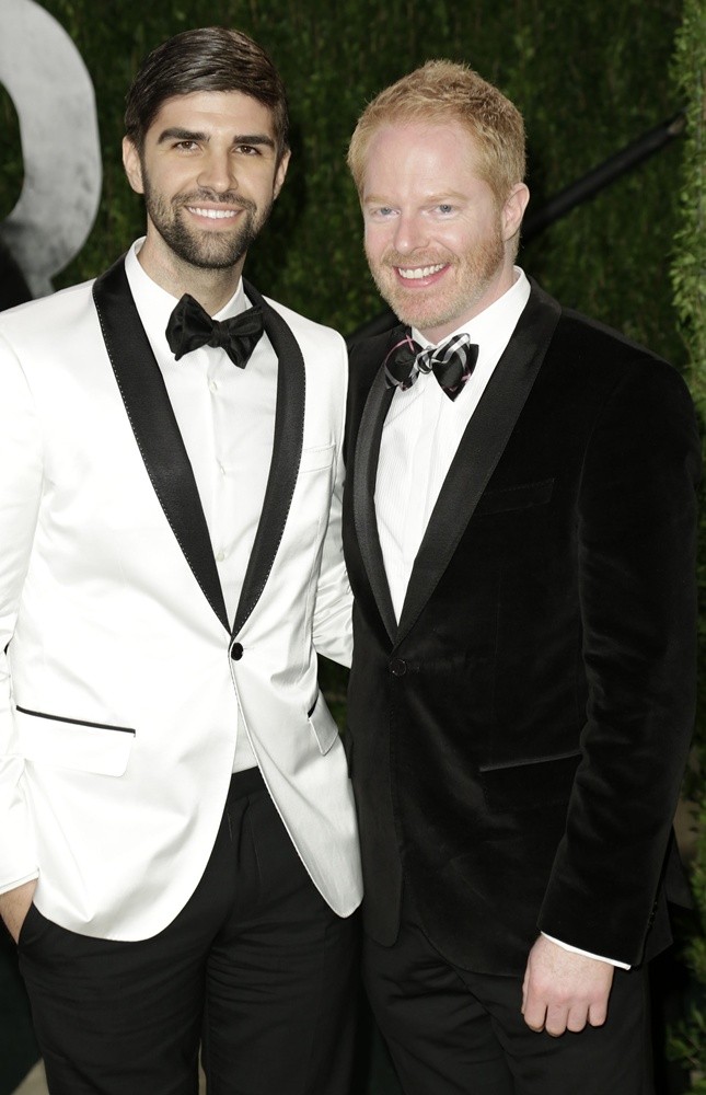 Justin Mikita;Jesse Tyler Ferguson;<br>2013 Vanity Fair Oscar Party - Arrivals