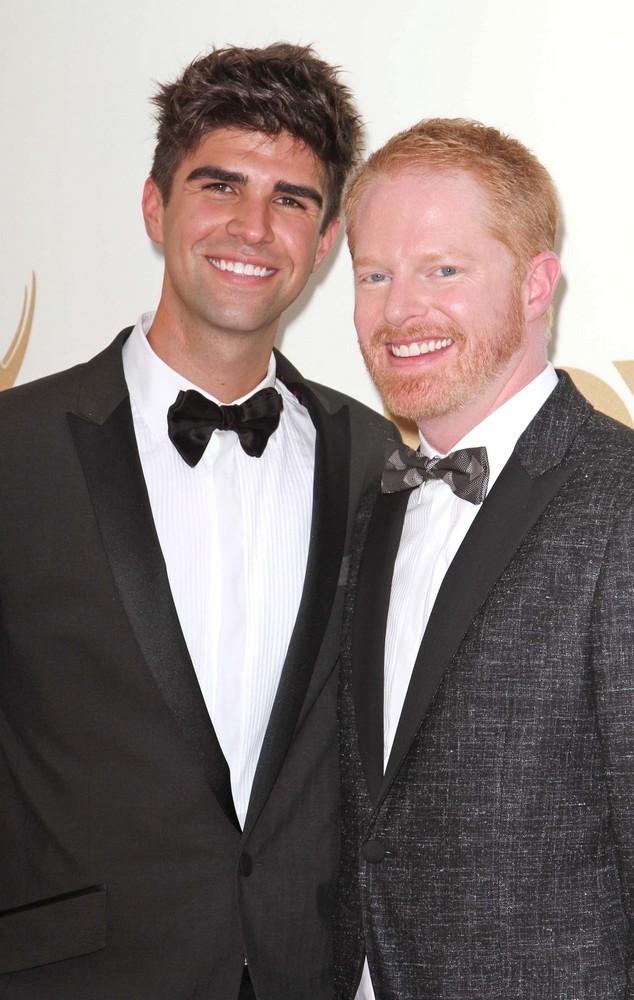 Justin Mikita;Jesse Tyler Ferguson;<br>The 63rd Primetime Emmy Awards - Arrivals