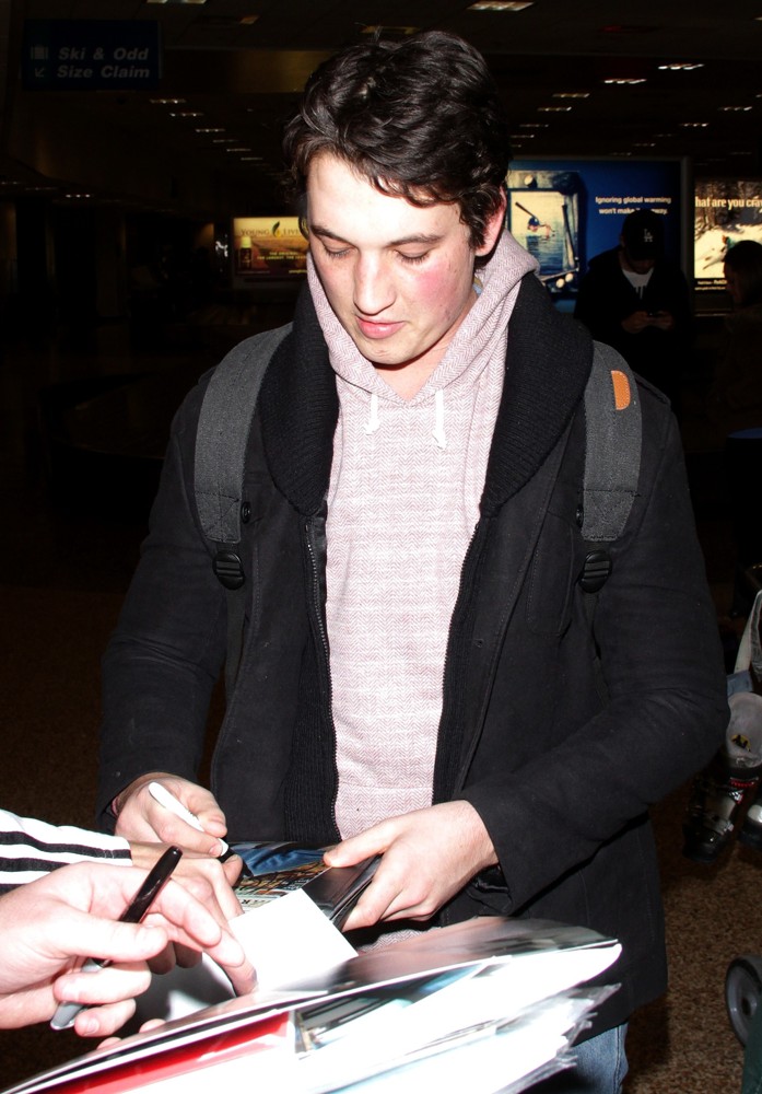 Miles Teller;<br>Celebrities Arrive at Salt Lake City International Airport for The 2013 Sundance Film Festival