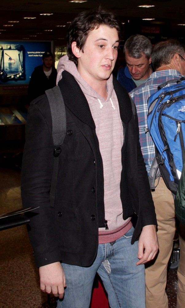 Miles Teller;<br>Celebrities Arrive at Salt Lake City International Airport for The 2013 Sundance Film Festival