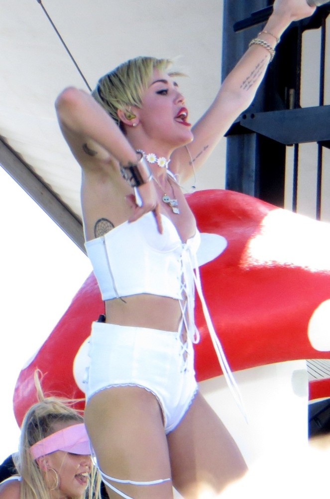 Miley Cyrus;<br>iHeartRadio Music Festival Village