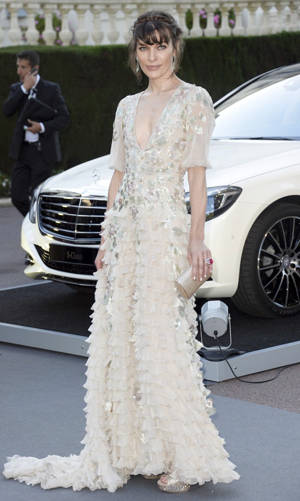 Milla Jovovich;<br>66th Cannes Film Festival - amfAR's 20th Annual Cinema Against AIDS - Arrivals