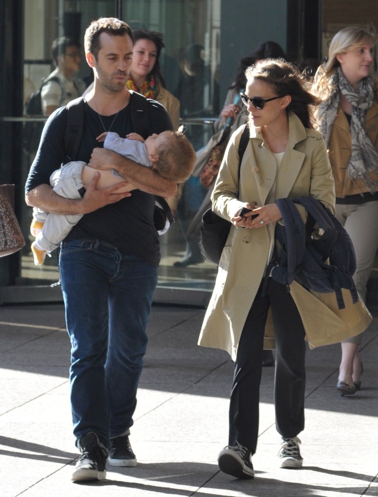 Benjamin Millepied;Natalie Portman;<br>Natalie Portman Spotted with Benjamin Millepied Leaving The Juilliard and SAB Cafe