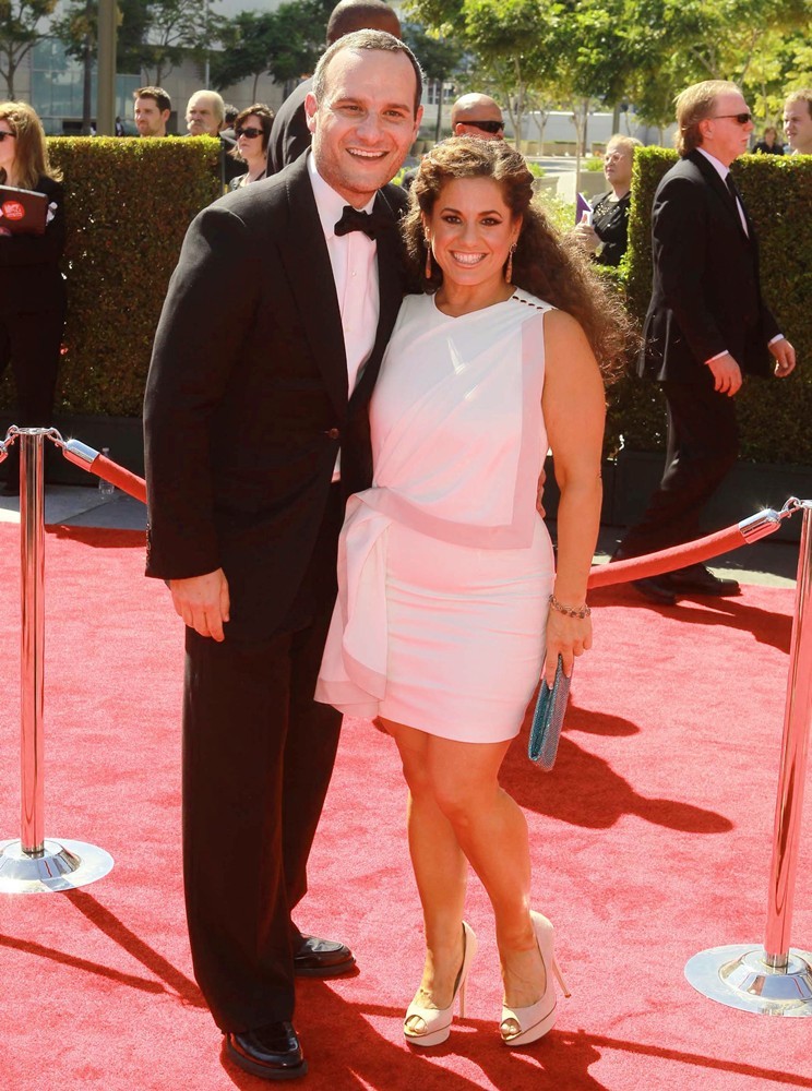Judah Miller;Marissa Jaret Winokur;<br>2012 Creative Arts Emmy Awards - Arrivals