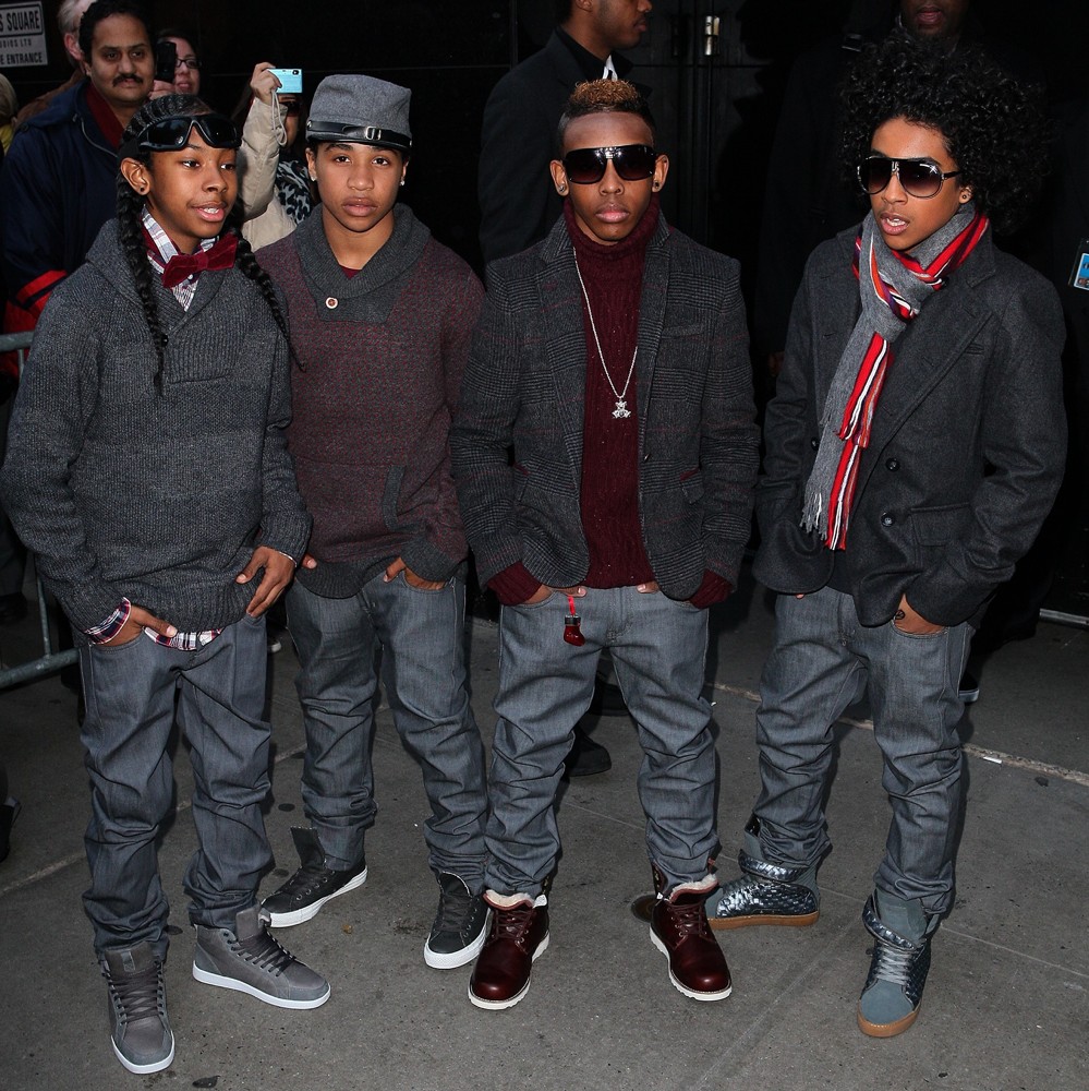 Mindless Behavior;<br>Celebrities Outside ABC Studios for Good Morning America