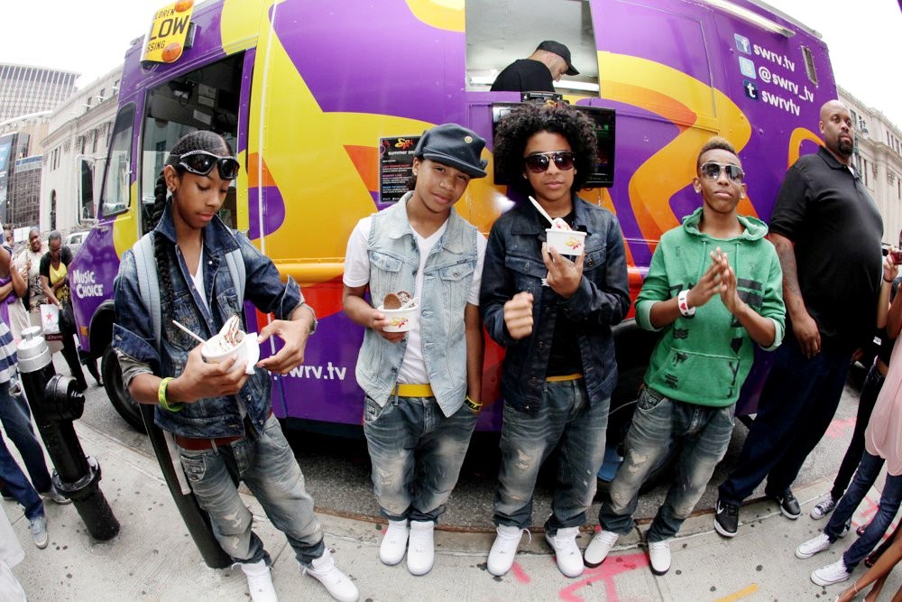 Mindless Behavior;<br>Mindless Behavior Kicks Off SWRV TV's Summer ICE Cream Tour at Music Choice