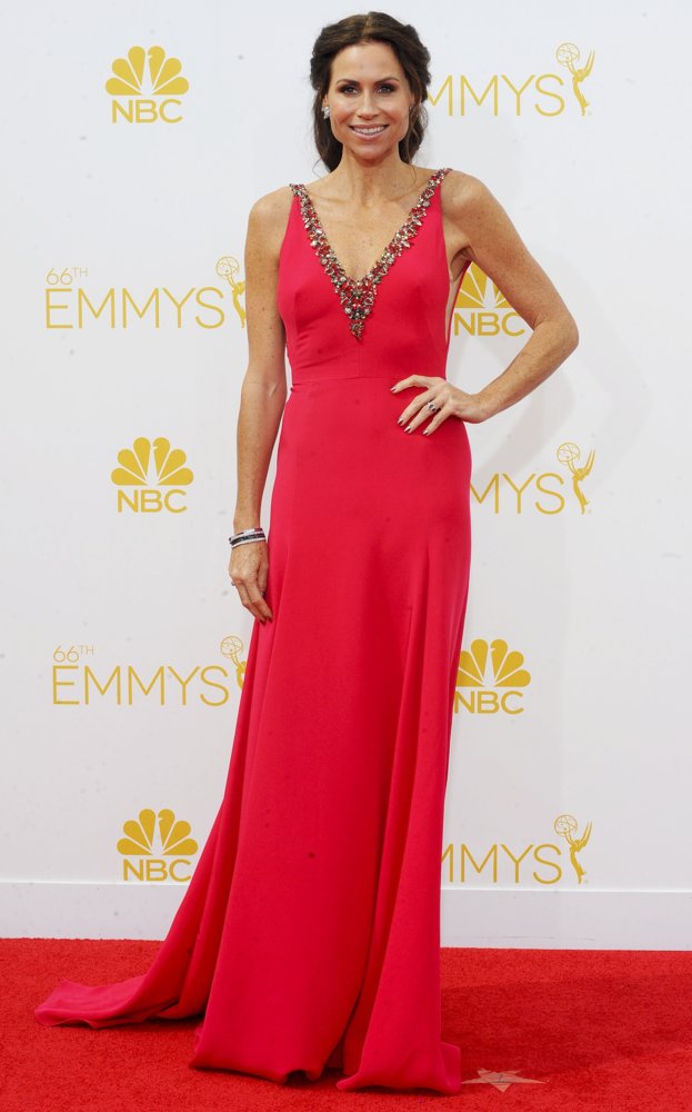 Minnie Driver;<br>66th Primetime Emmy Awards - Arrivals