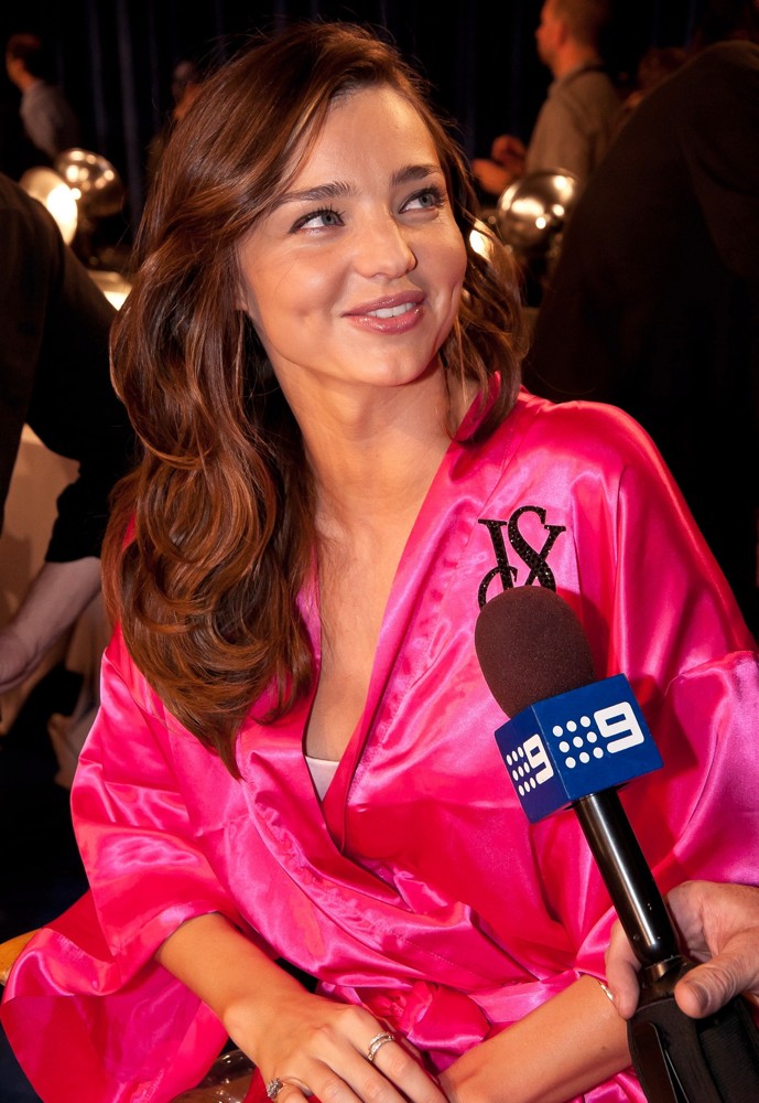 Miranda Kerr;<br>2011 Victoria's Secret Fashion Show - Backstage