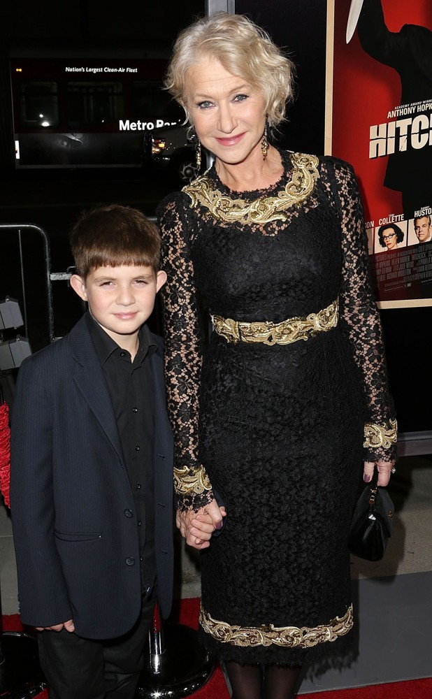Felix Mirren;Helen Mirren;<br>The Premiere of Fox Searchlight Pictures' Hitchcock - Arrivals