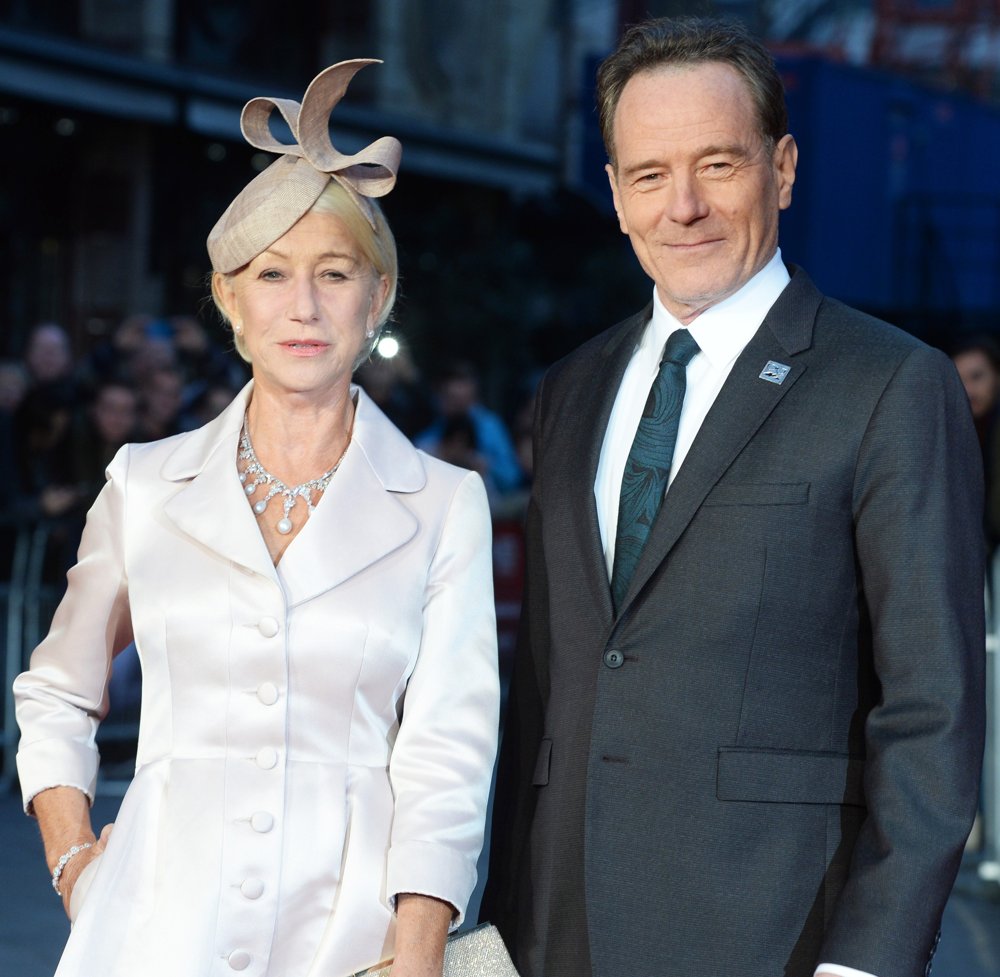 Helen Mirren;Bryan Cranston;<br>BFI London Film Festival 2015 - Trumbo Premiere - Arrivals