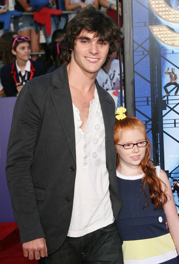 RJ Mitte;Lacianne Carriere;<br>The World Premiere of Glee The 3D Concert Movie - Arrivals