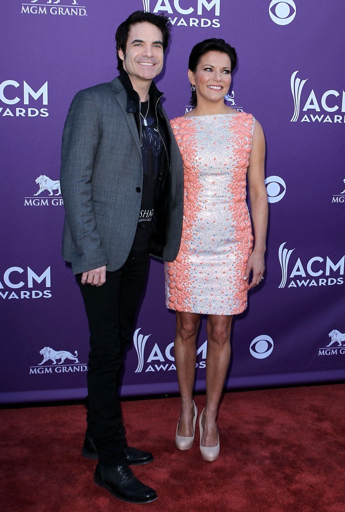 Pat Monahan;Martina McBride;<br>2012 ACM Awards - Arrivals